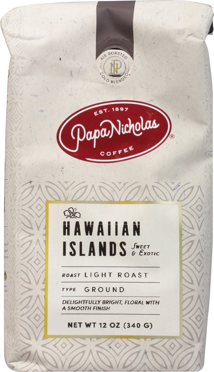 slide 7 of 9, PapaNicholas Coffee Light Roast Ground Hawaiian Islands Coffee - 12 oz, 12 oz