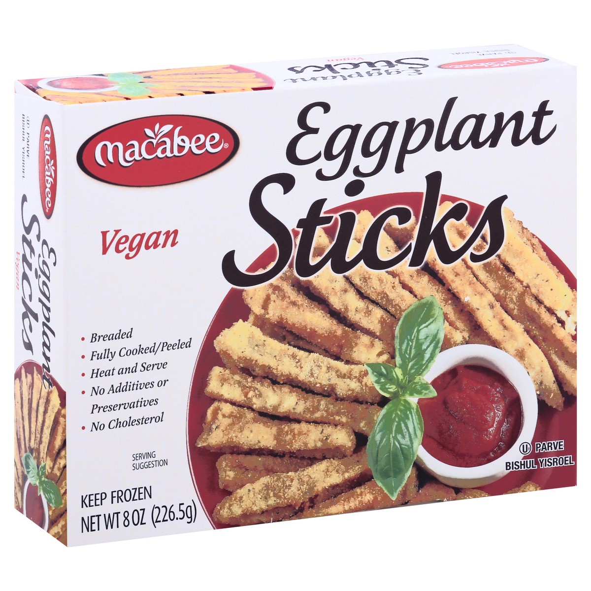 slide 4 of 13, Macabee Eggplant Sticks 8 oz, 8 oz