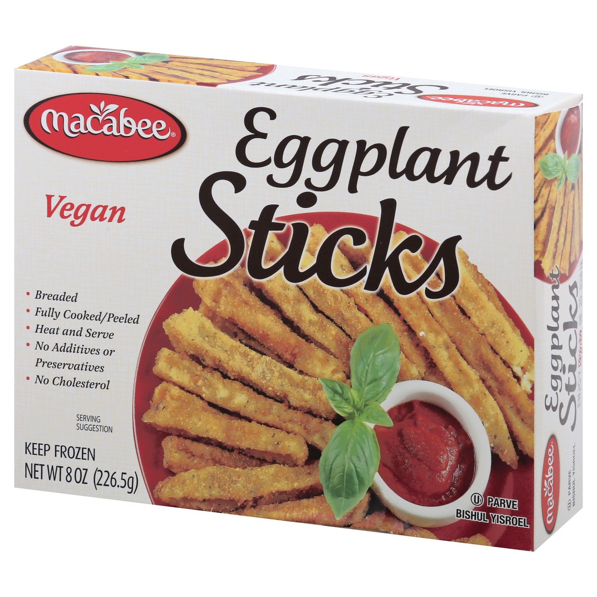 slide 7 of 13, Macabee Eggplant Sticks 8 oz, 8 oz