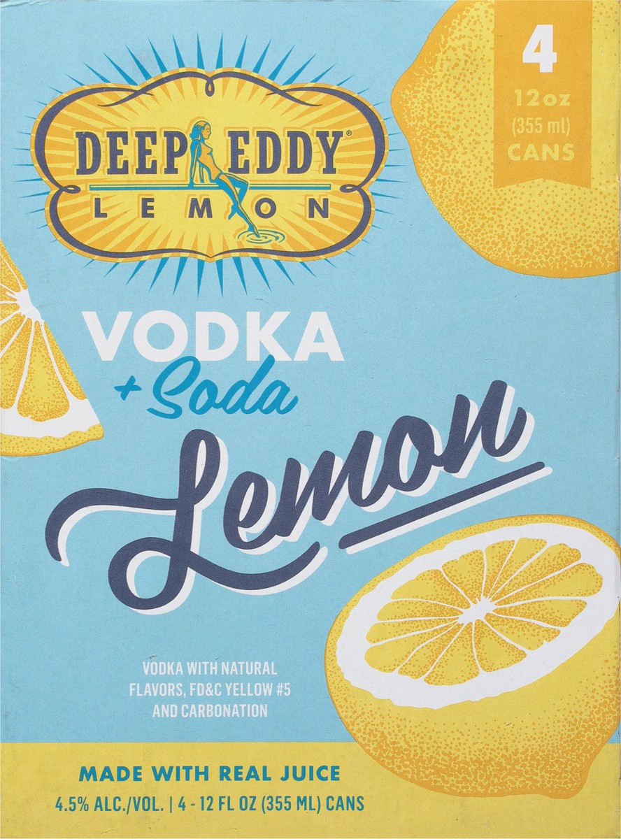 slide 2 of 9, Deep Eddy Vodka RTD- Lemon, 354.882 ml, 354.88 mL