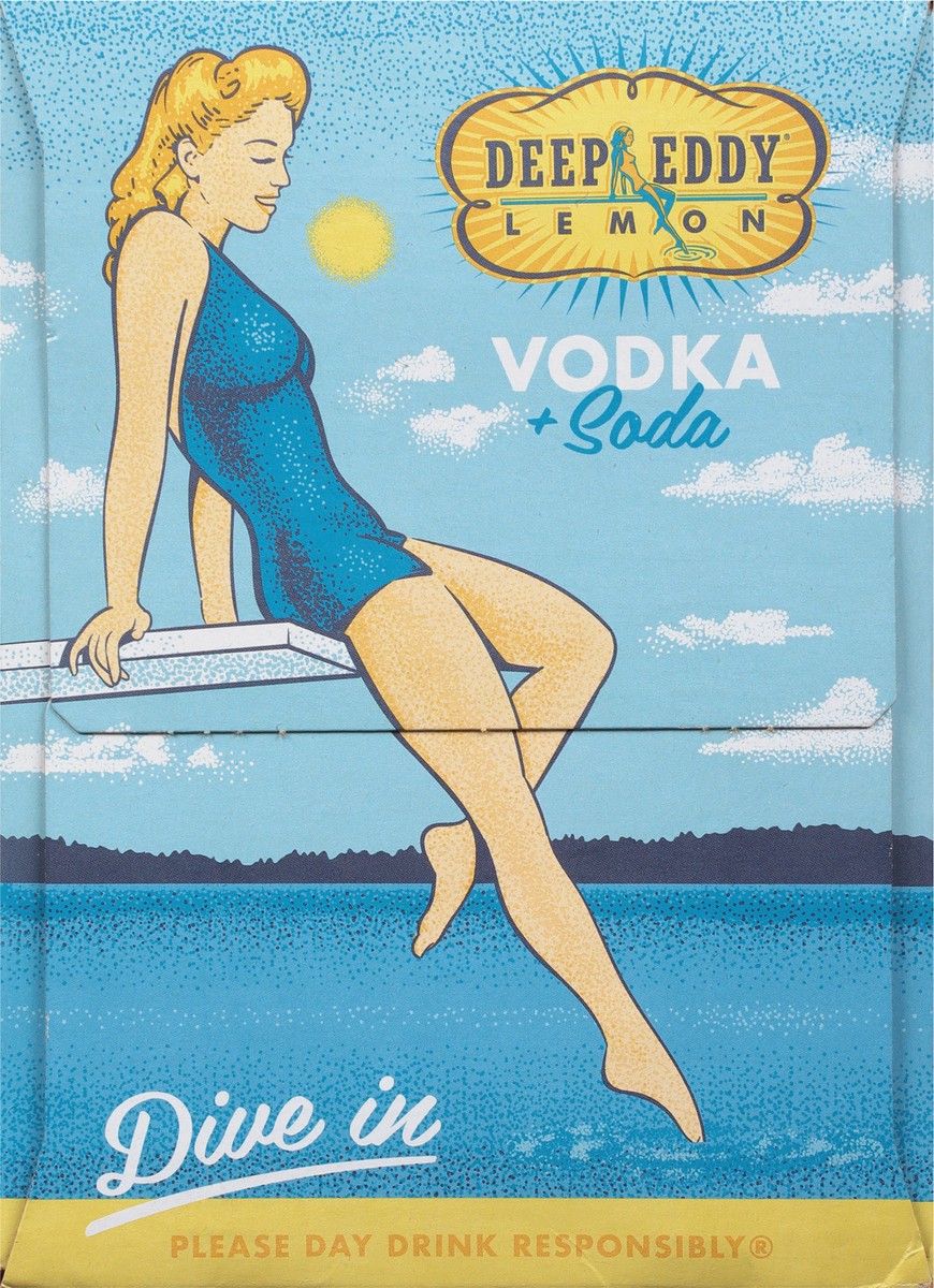 slide 7 of 9, Deep Eddy Vodka RTD- Lemon, 354.882 ml, 354.88 mL