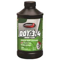 Johnsen's Synthetic DOT-3 & 4 Brake Fluid