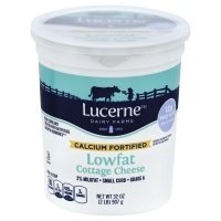 slide 1 of 1, Lucerne Dairy Farms Cottage Cheese Lowfat 2% Calcium Fortified, 