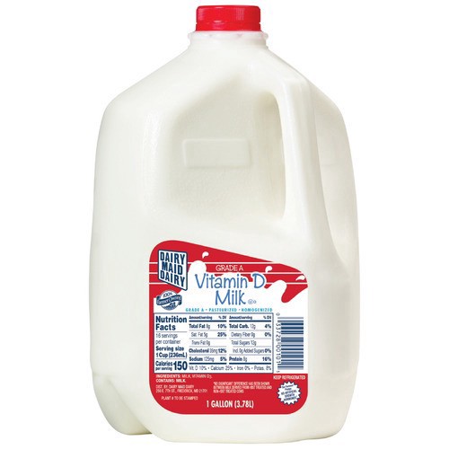 slide 1 of 1, Dairy Maid Dairy Whole Milk Gallon, 4 qt