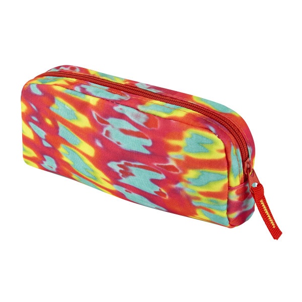 slide 1 of 1, Office Depot Brand Canvas Pencil Pouch, 3-5/8'' X 8-1/8'', Chemical Reaction, 1 ct
