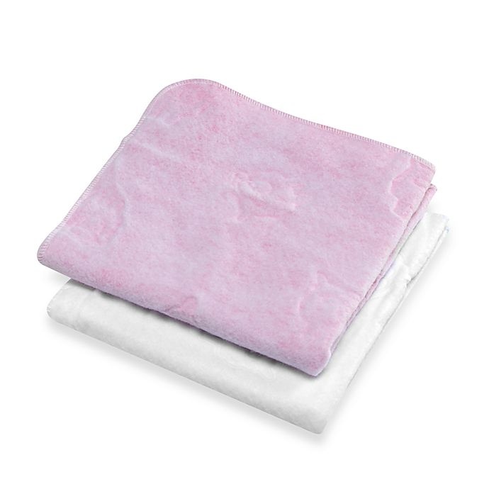 slide 1 of 1, bb Basics Multi-Use Pads - White/Pink, 2 ct