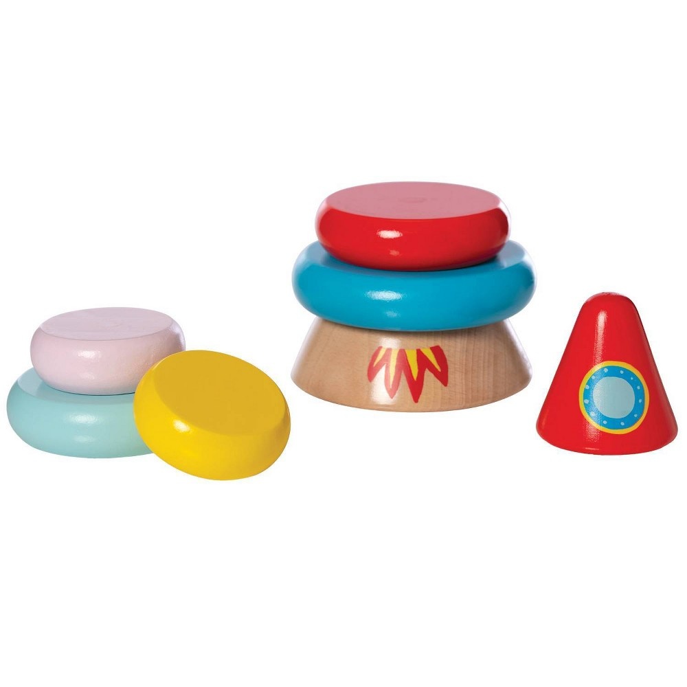 slide 2 of 3, Manhattan Toy Space Magnetic Rocket Stacker, 1 ct