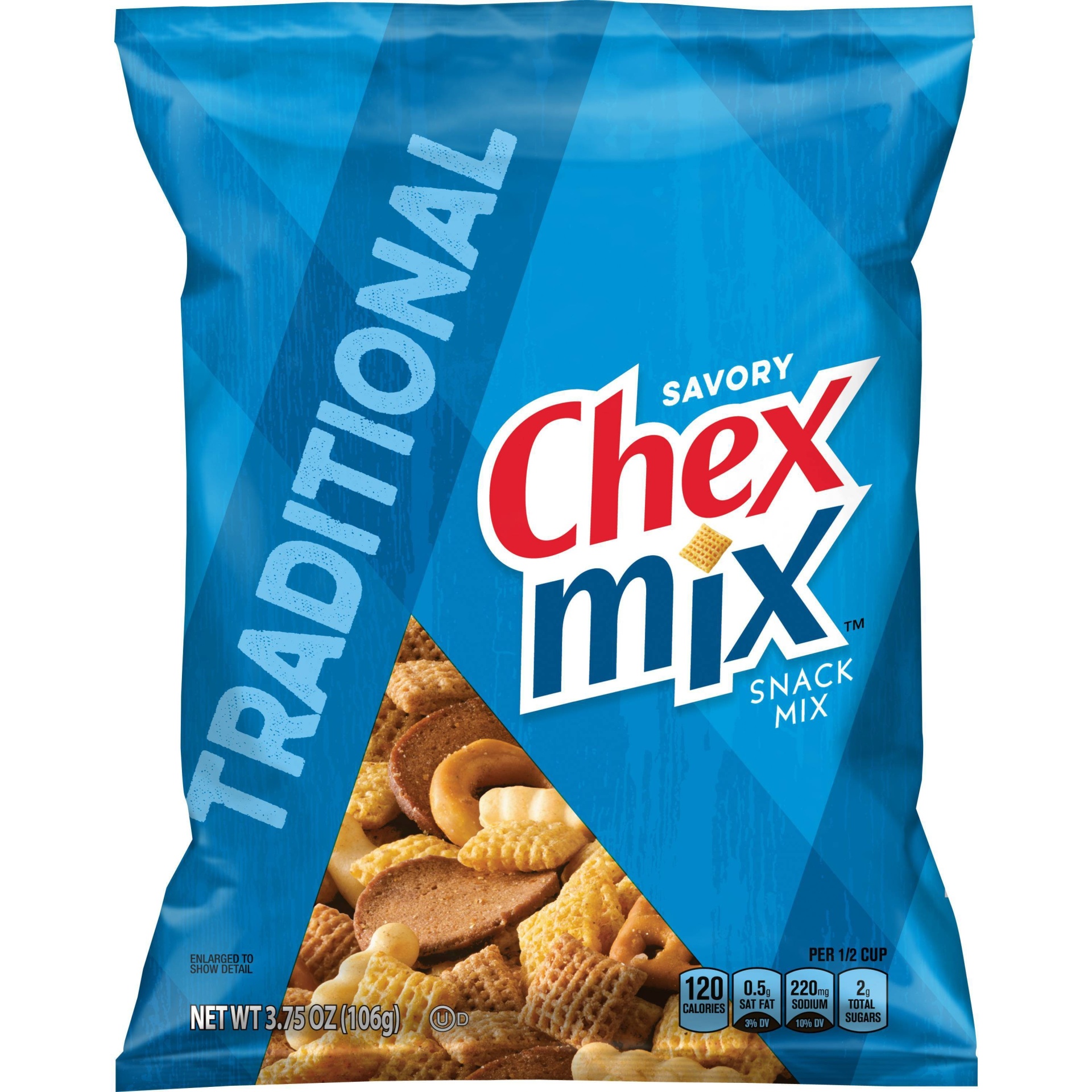 slide 1 of 4, Chex Mix Savory Traditional Snack Mix, 3.75 oz