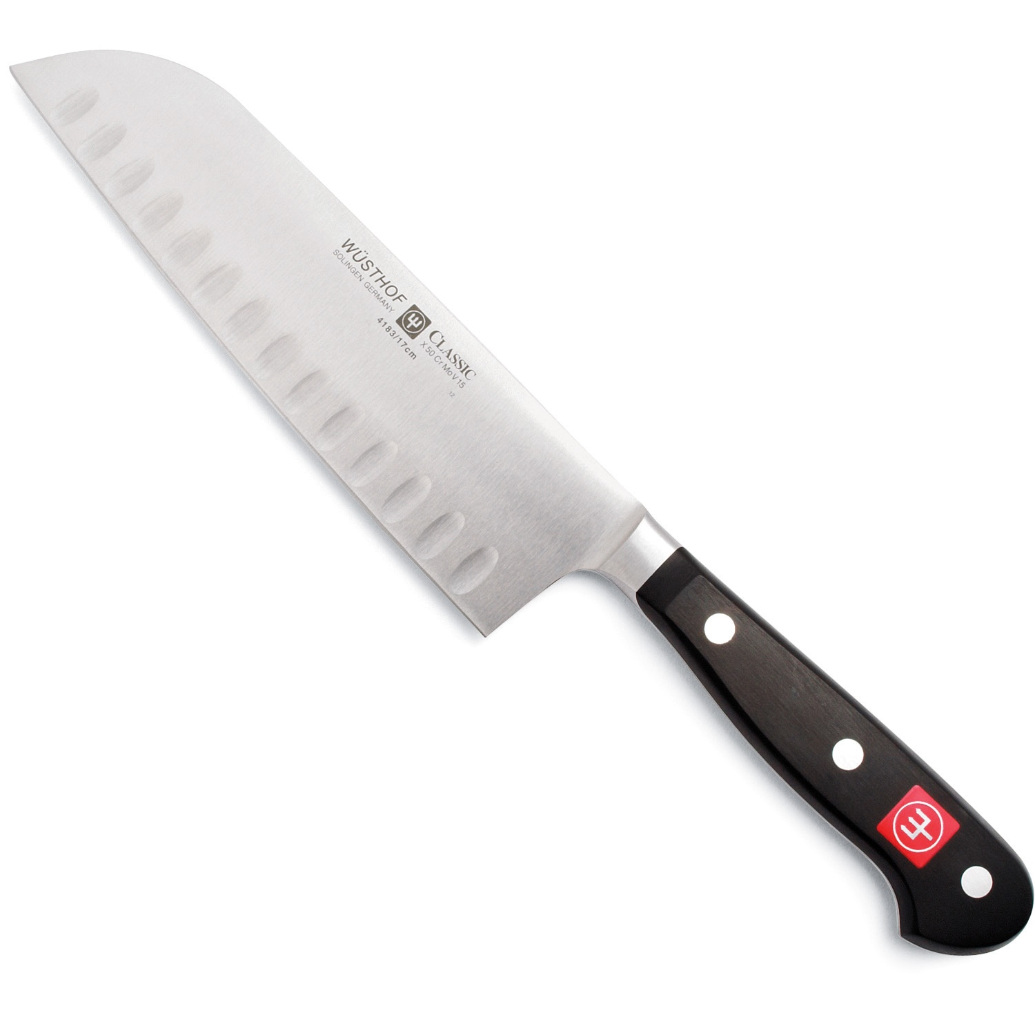 slide 1 of 1, Wüsthof Wsthof Classic Hollow-Edge Santoku, 1 ct