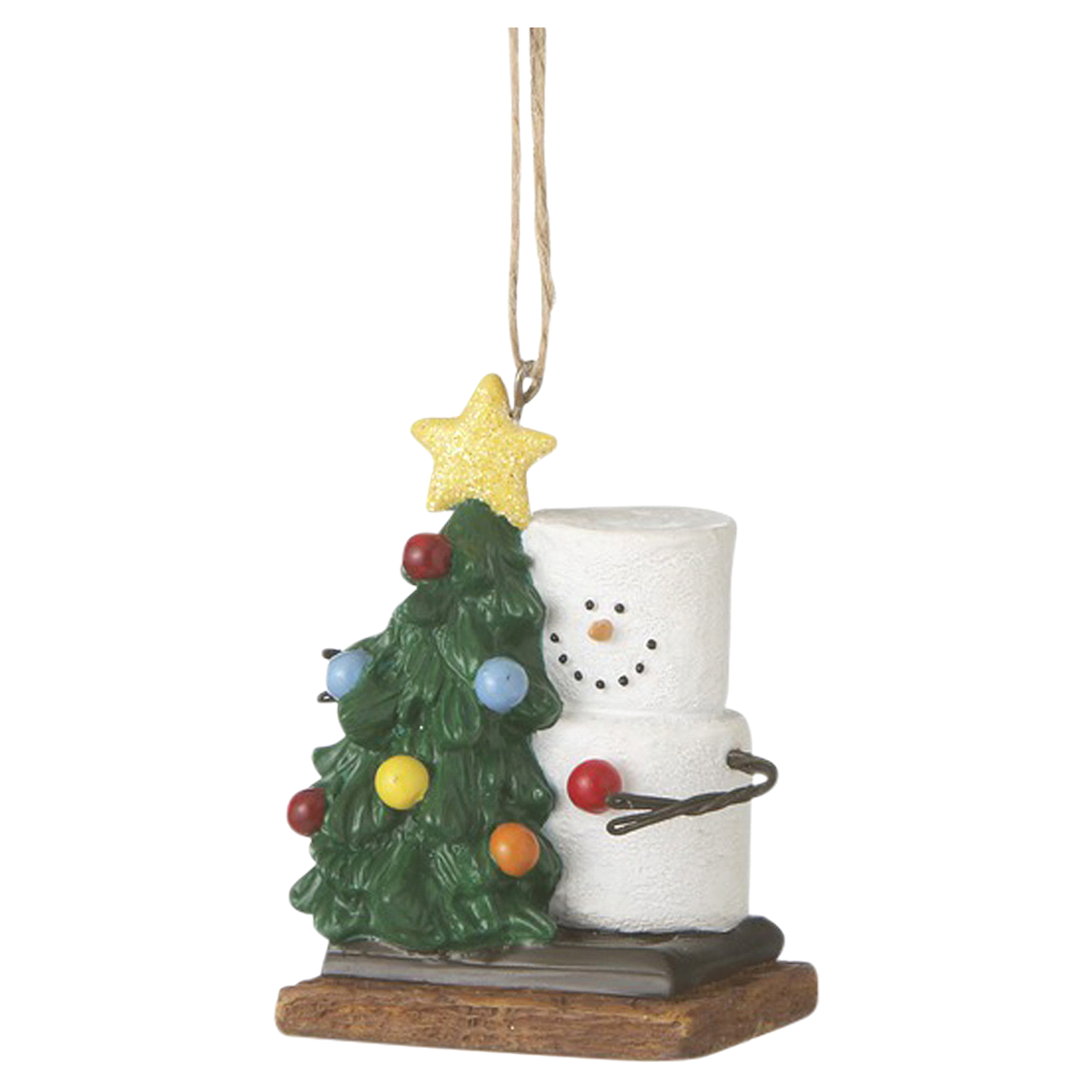 slide 1 of 1, Ganz S'mores Ornament with Tree, 3.94 in