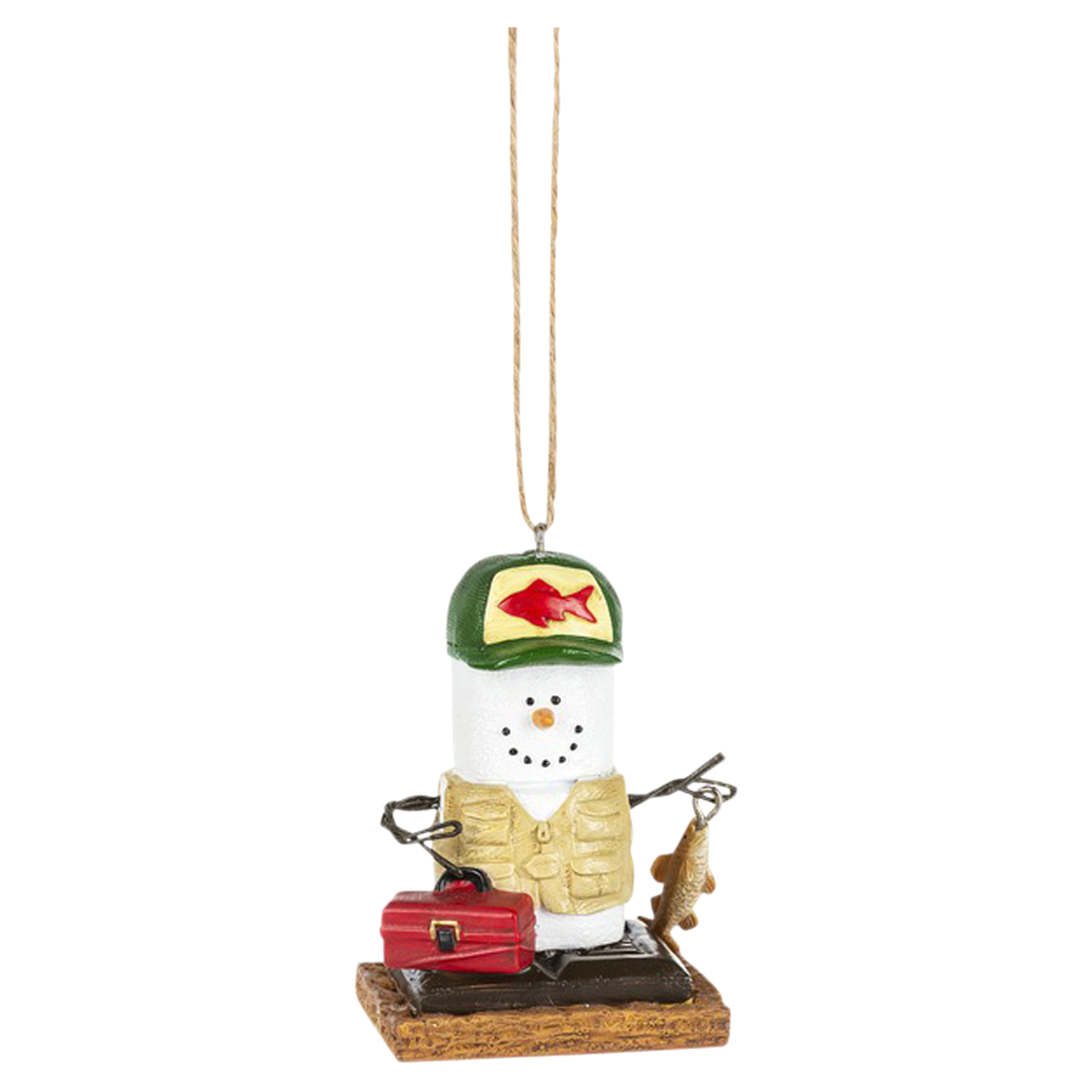 slide 1 of 1, S'mores Ornament - Fisherman, 1 ct