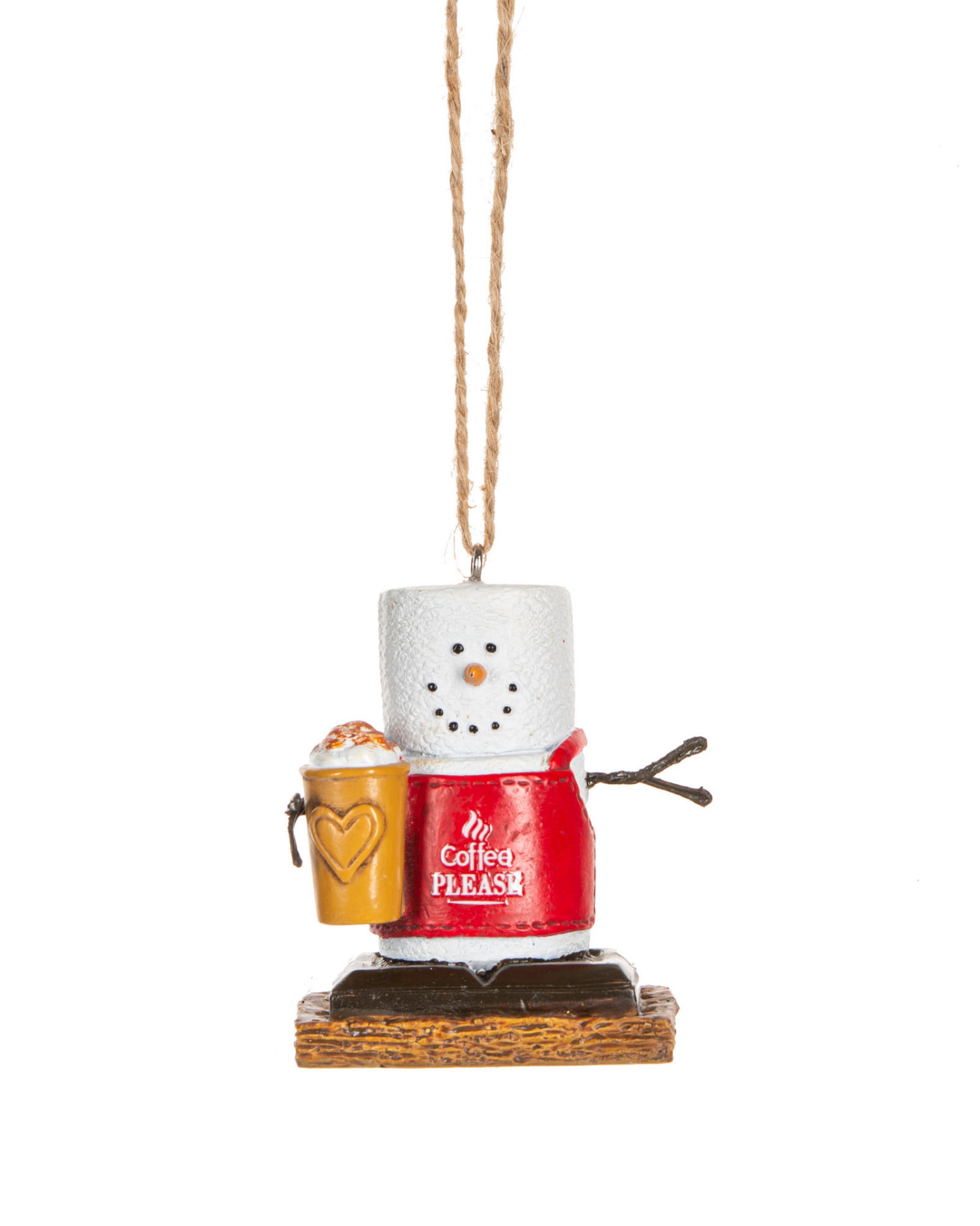 slide 1 of 1, GANZ S'mores Barista Ornament, 2.56 in