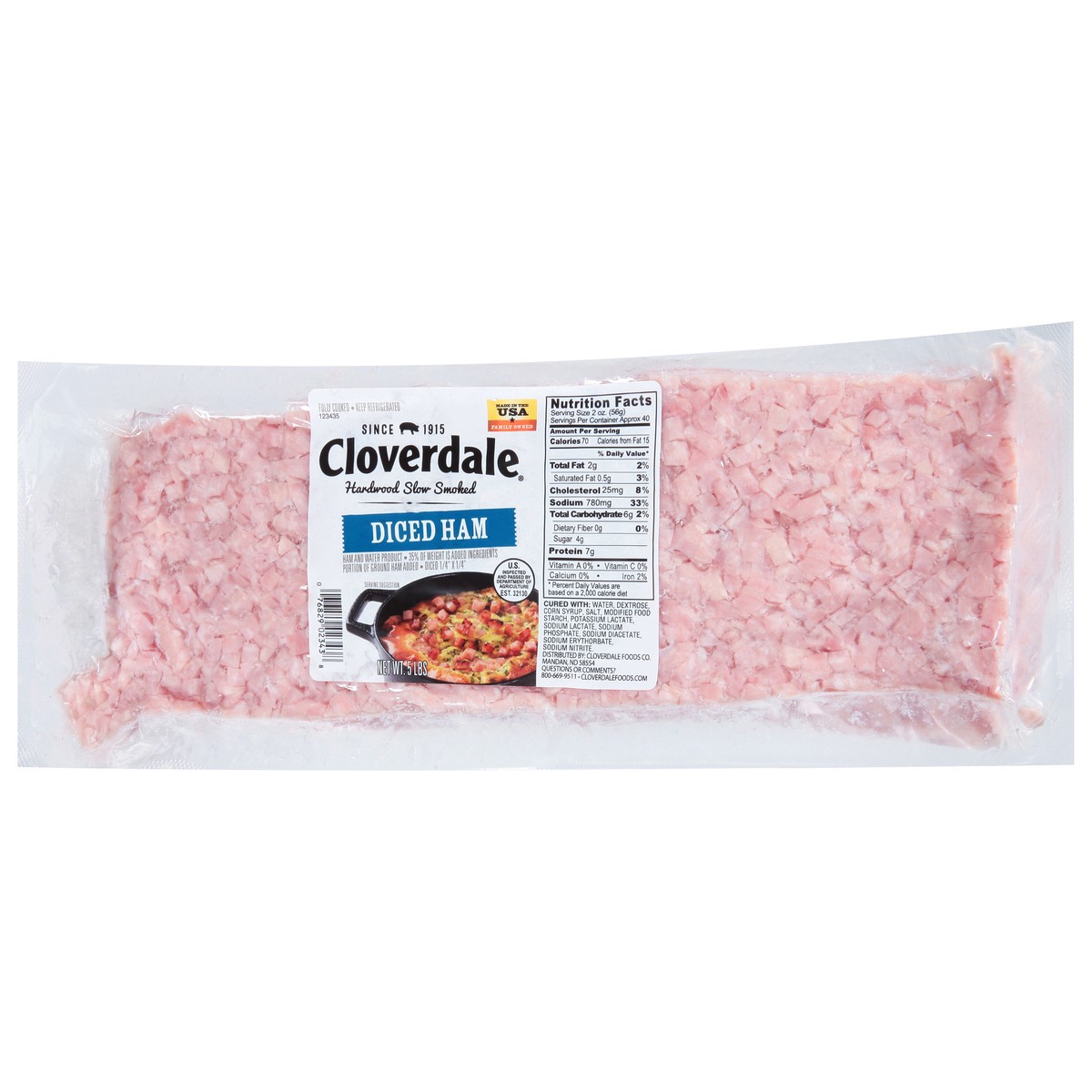 slide 3 of 11, Cloverdale Meats Diced Ham, 5 lb