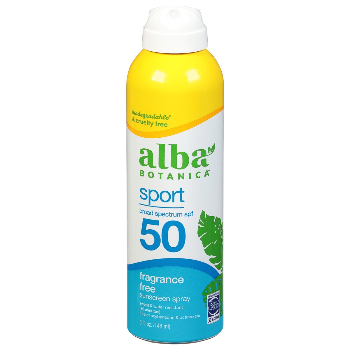 slide 7 of 8, Alba Botanica Cool Broad Spectrum Spf 50 Sport Sunscreen Refreshing Clear Spray 6 Oz. Aerosol Can, 6 oz