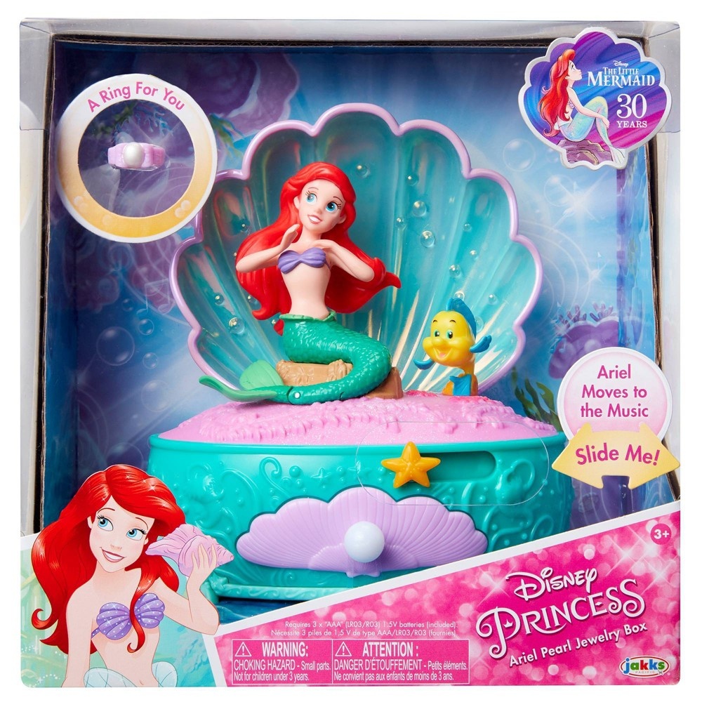 slide 2 of 10, Disney Princess Ariel Pearl Anniversary Jewelry Box, 1 ct