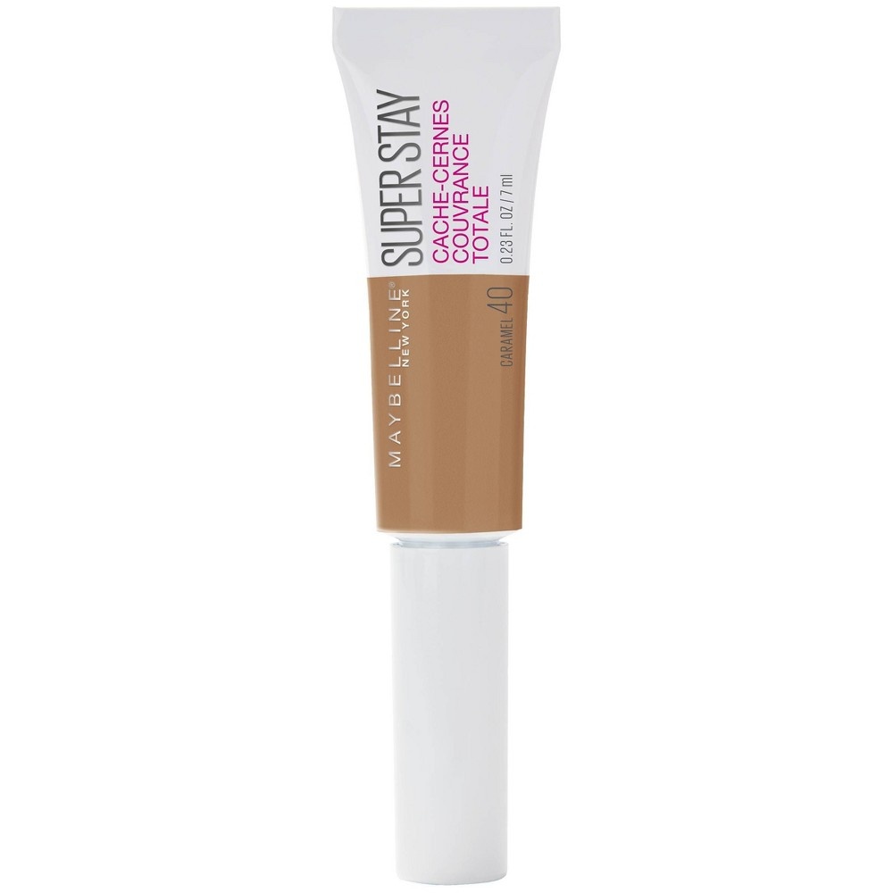 slide 4 of 8, Maybelline Super Stay Full Coverage Under-Eye Concealer - 40 Caramel - 0.23 fl oz, 1 ct