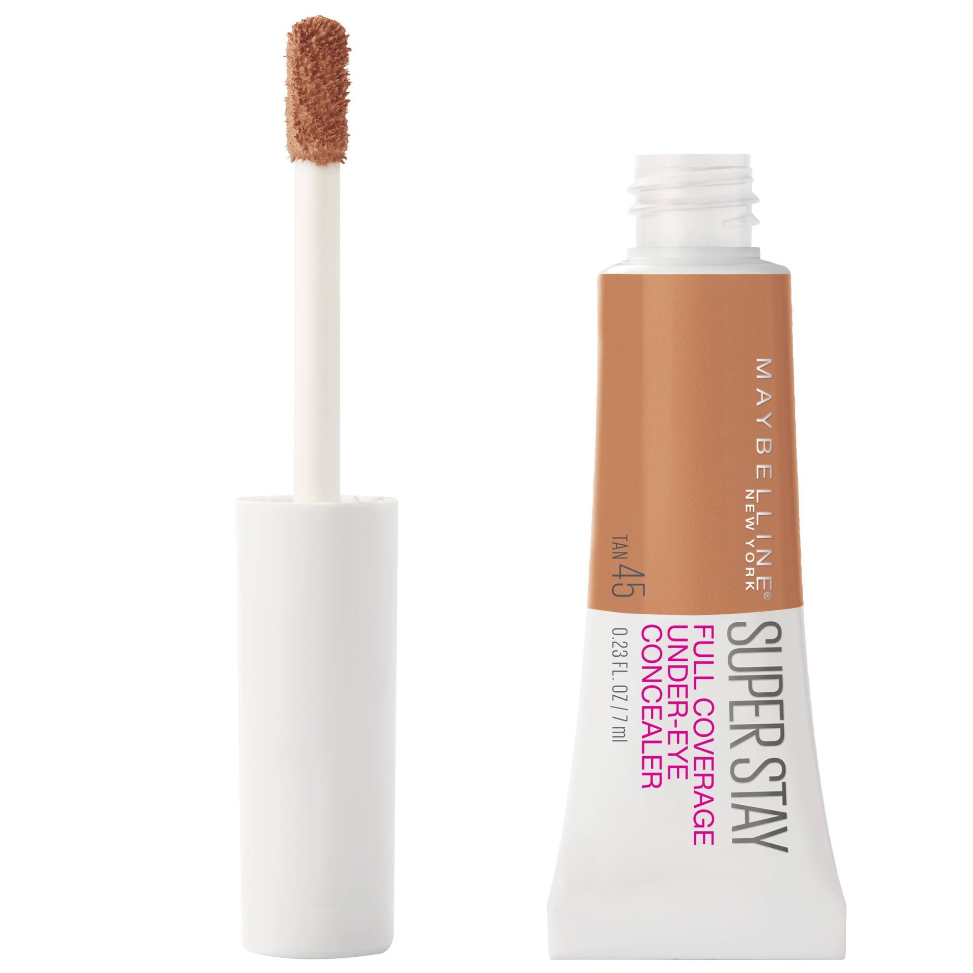 slide 1 of 9, Maybelline Super Stay Concealer Tan, 0.25 fl oz