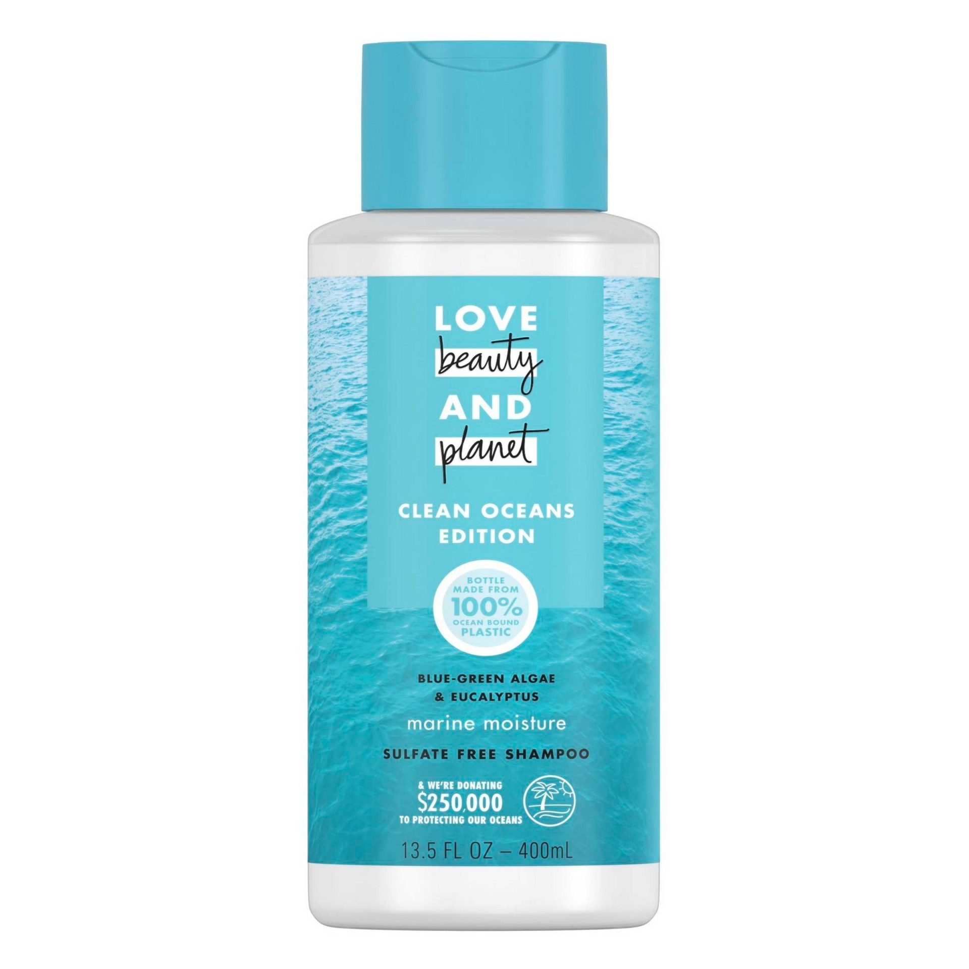 slide 1 of 6, Love Beauty and Planet Clean Ocean Blue Green Algae &; Eucalyptus Shampoo, 13.5 fl oz