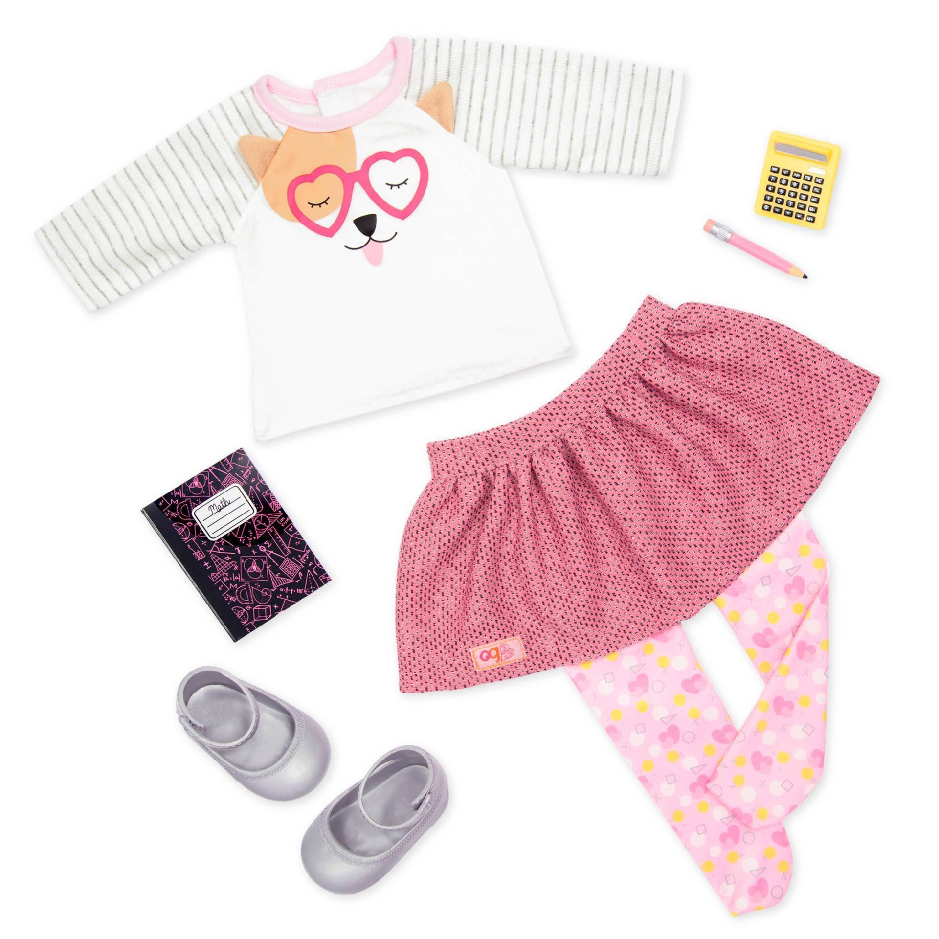 slide 1 of 4, Our Generation Classroom Cutie Fashion Outfit for 18" Dolls, 1 ct