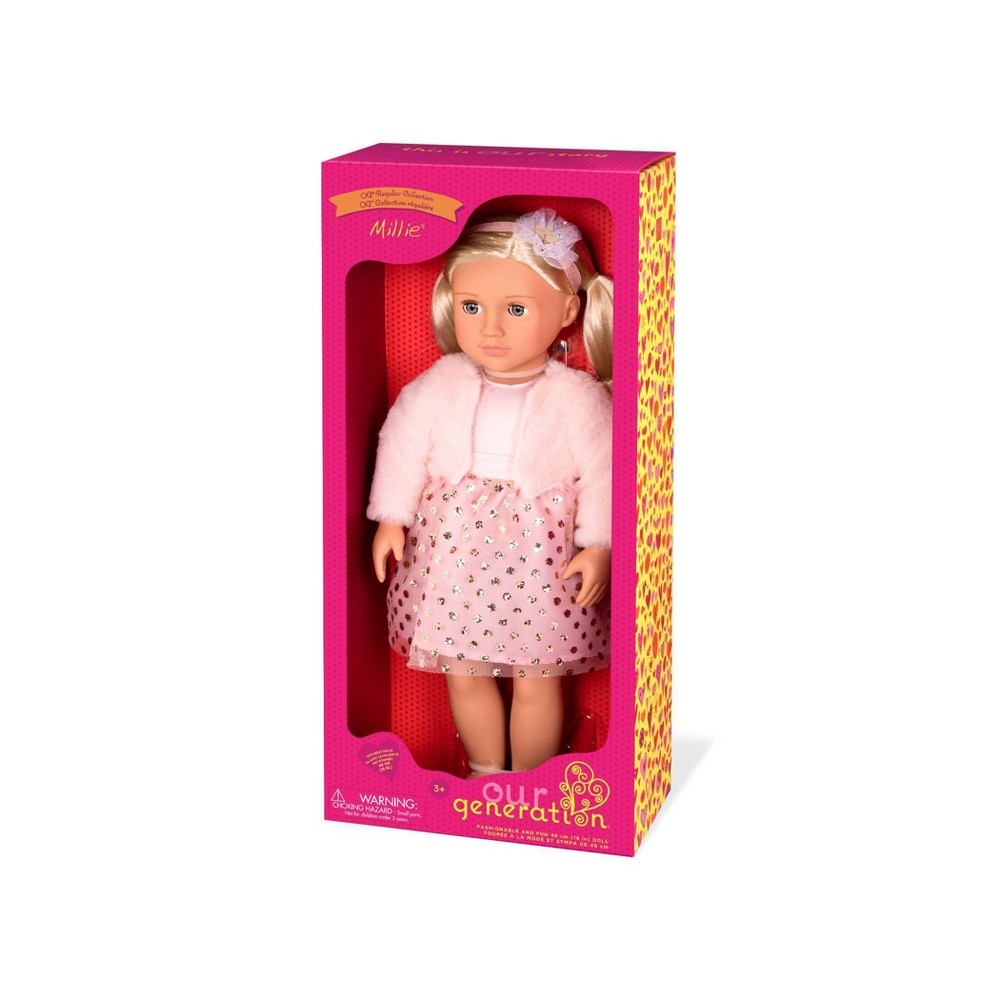 slide 3 of 3, Our Generation Millie 18" Fashion Doll, 1 ct