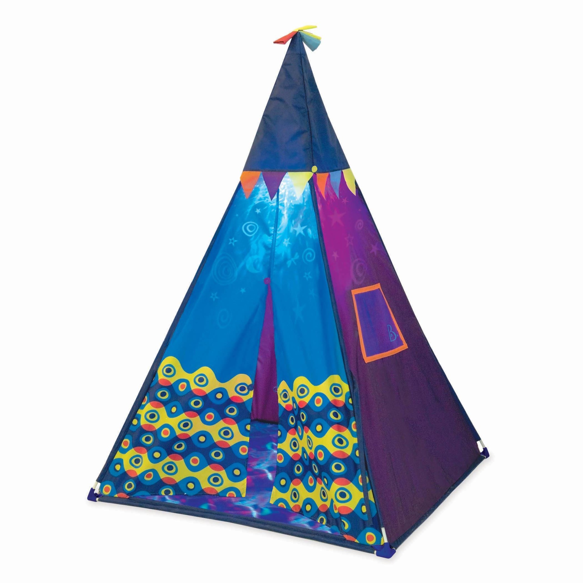 slide 1 of 4, B. toys Indoor Play Tent, 1 ct