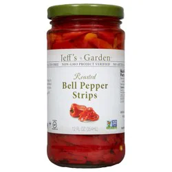Jeff's Garden Roasted Bell Pepper Strips, 12 fl oz