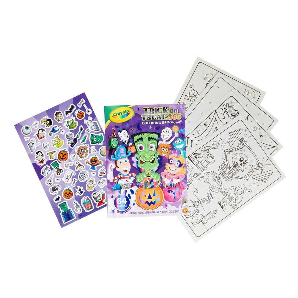 slide 2 of 5, Crayola Trick or Treat Coloring Book, 1 ct