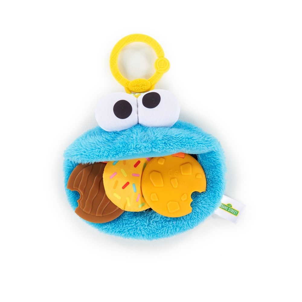 slide 8 of 9, Bright Starts Sesame Street Cookie Mania Teether On-the-Go Attachment, 1 ct