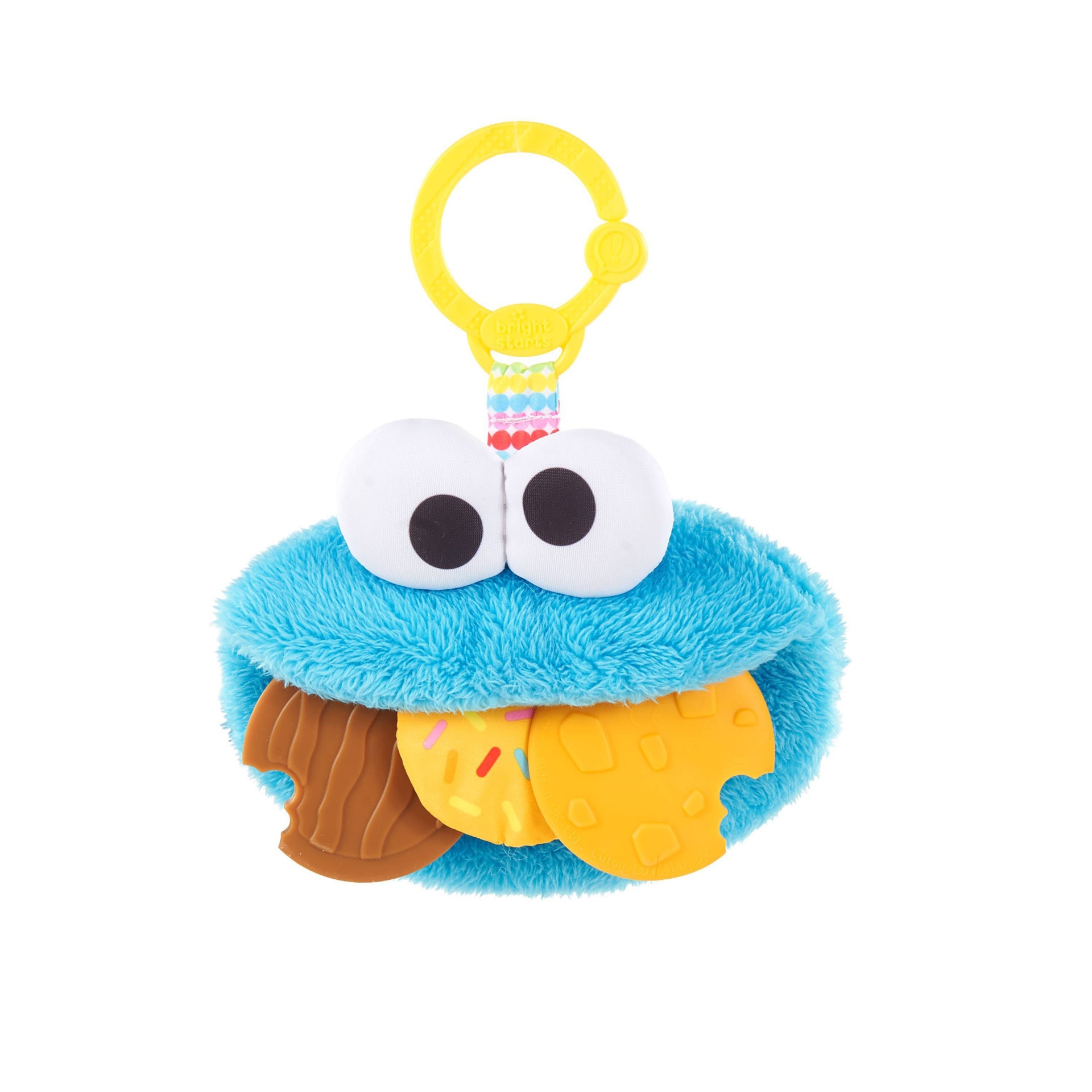 slide 1 of 9, Bright Starts Sesame Street Cookie Mania Teether On-the-Go Attachment, 1 ct