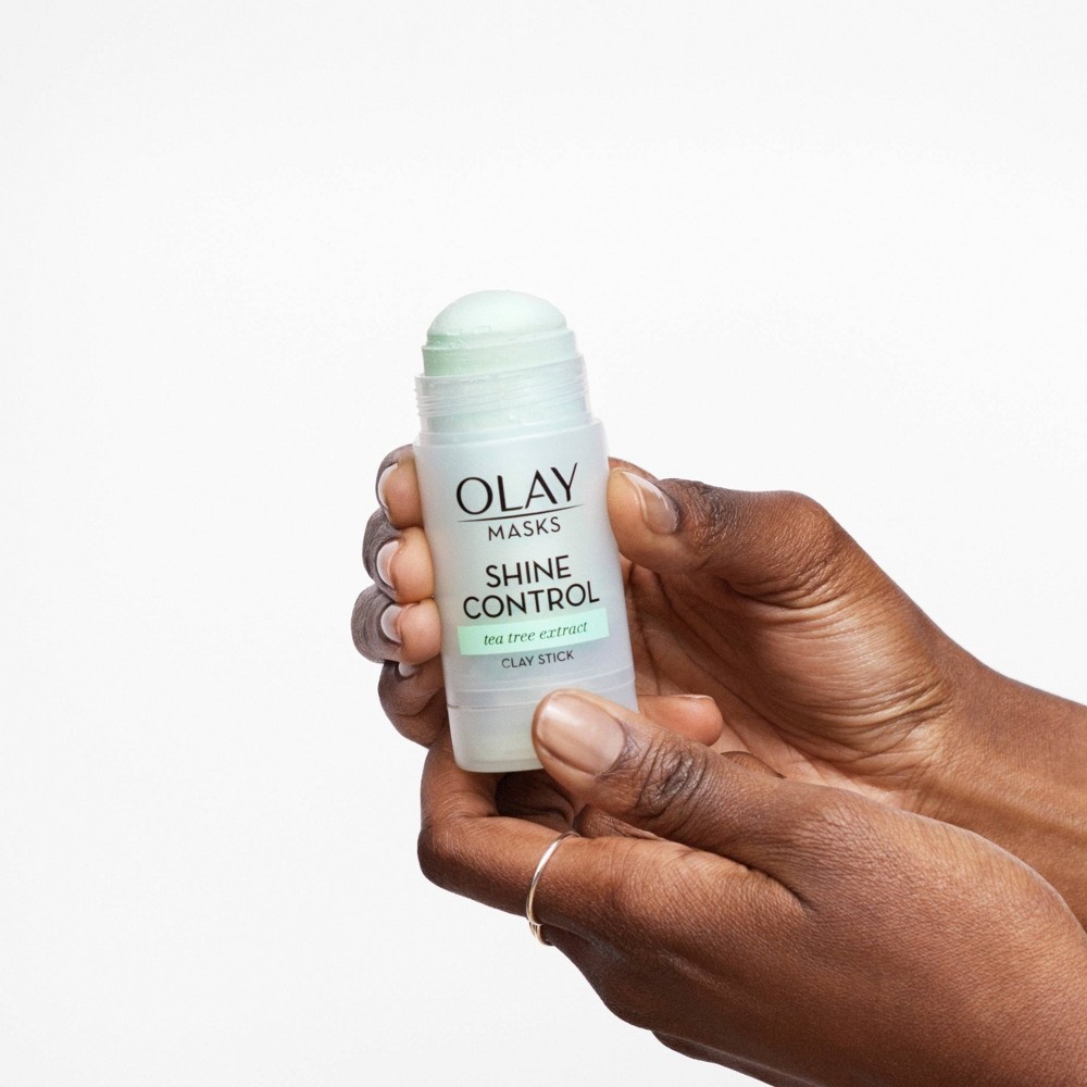 slide 3 of 7, Olay Shine Control Face Mask Stick With Tea Tree Extract, 1.7 Oz, 1.7 oz