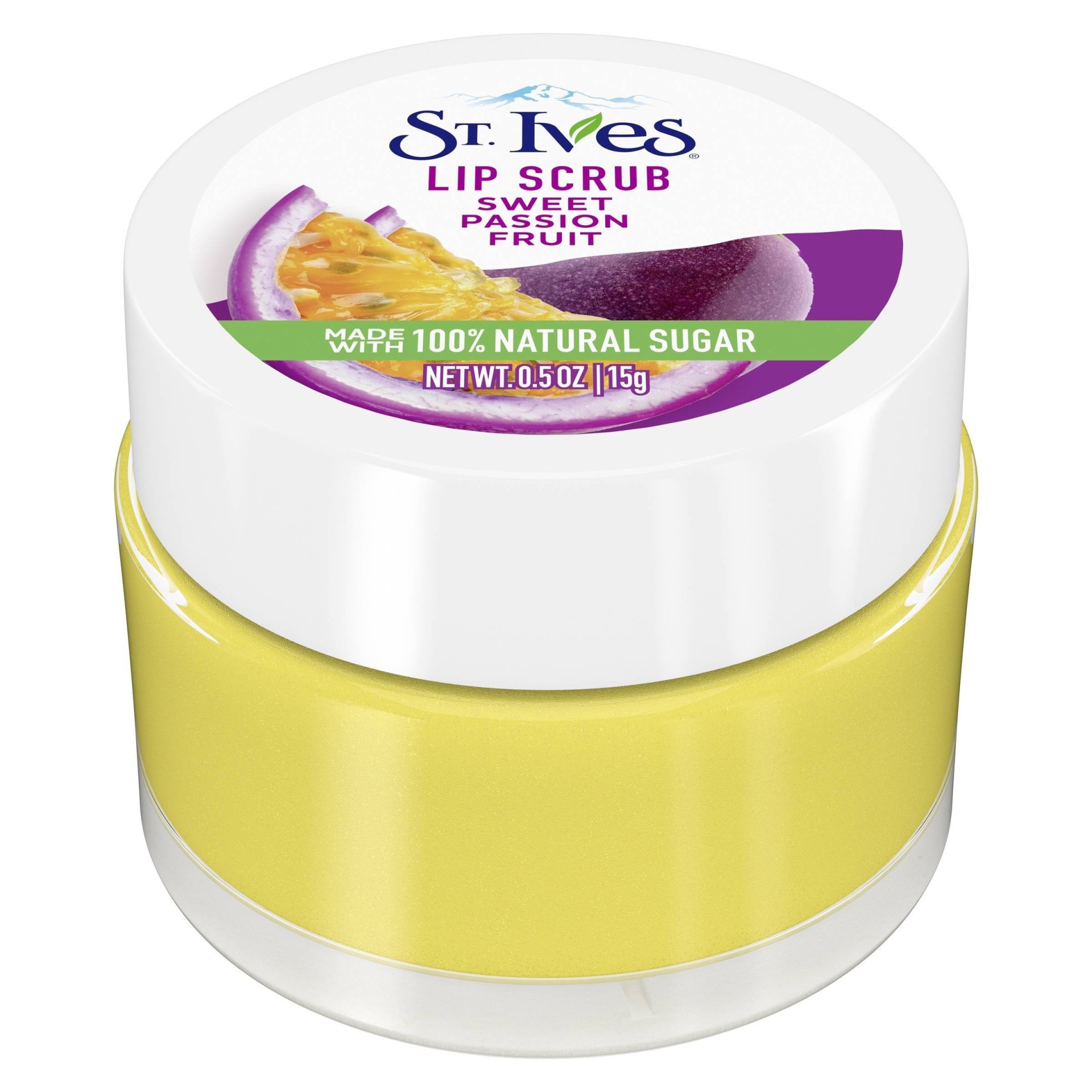 slide 1 of 4, St. Ives Sweet Passionfruit Lip Scrub, 0.5 oz