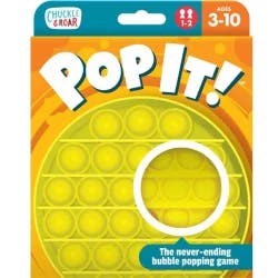 Chuckle & Roar Pop It! The Original Take Anywhere Bubble Popping Fidget and Sensory Game