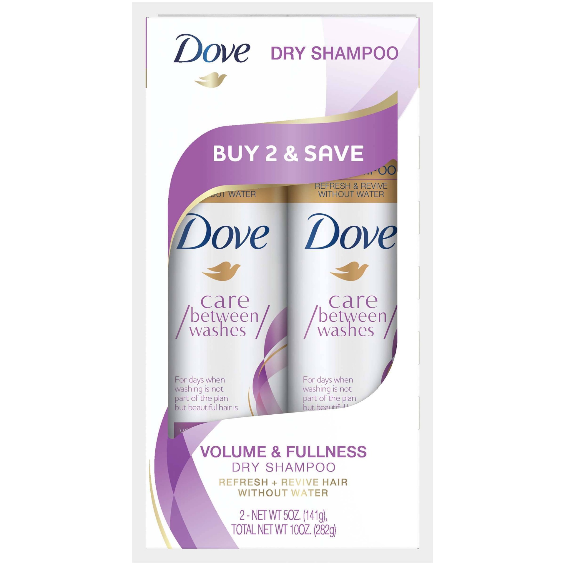 slide 1 of 1, Dove Beauty Between Washes Volume Dry Shampoo Twin Pack - 10 fl oz, 10 fl oz