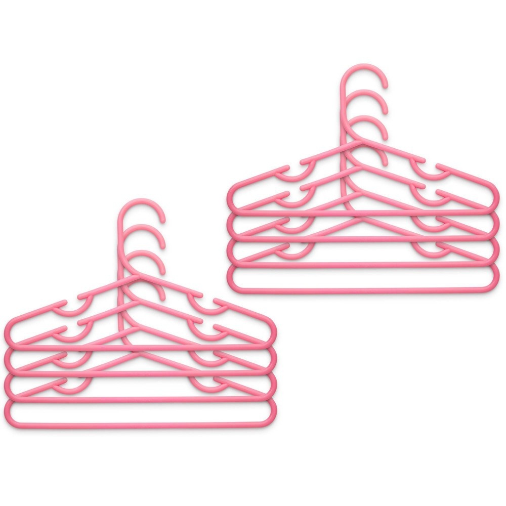 slide 3 of 4, Delta Children Nursery Hangers Pink, 8 ct