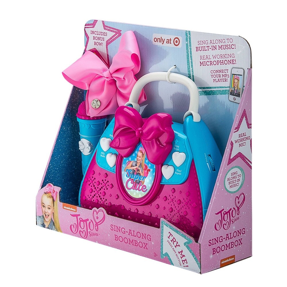 slide 4 of 7, Nickelodeon JoJo Siwa Sing Along Boombox with Bonus Bow, 1 ct