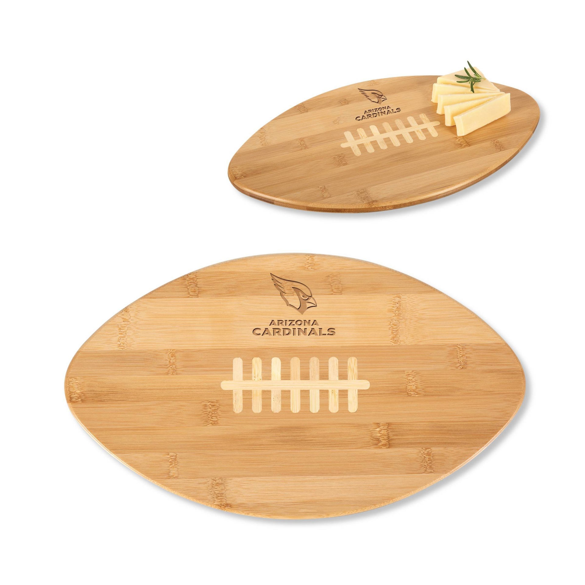 slide 1 of 3, NFL Arizona Cardinals Football Cutting Board, 1 ct