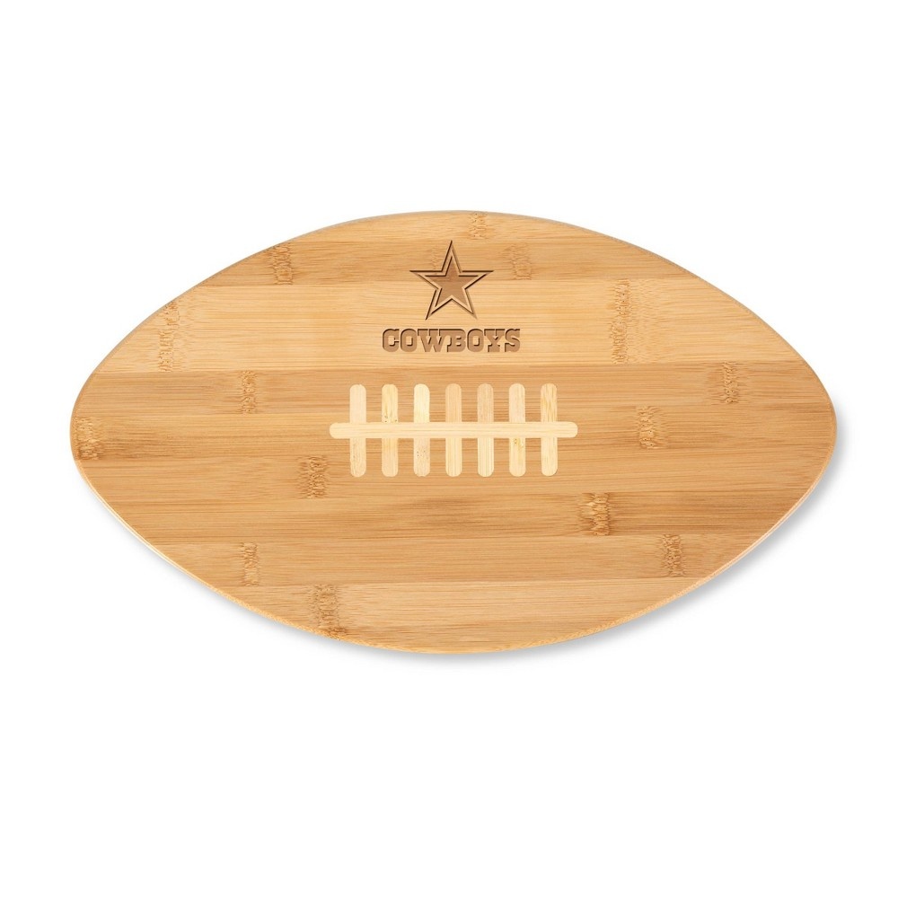 slide 2 of 2, NFL Dallas Cowboys Football Cutting Board, 15 in