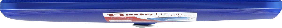 slide 3 of 9, Better Office Products Frosted Royal Blue Expandable File System, 1 ct