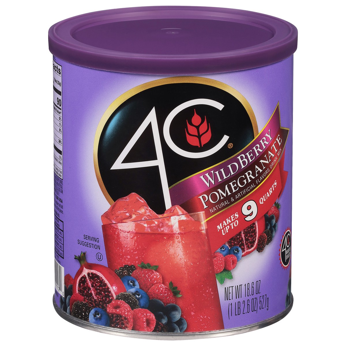 slide 2 of 9, 4C Wildberry/Pomegranate Drink Mix 18.6 oz, 18.6 oz