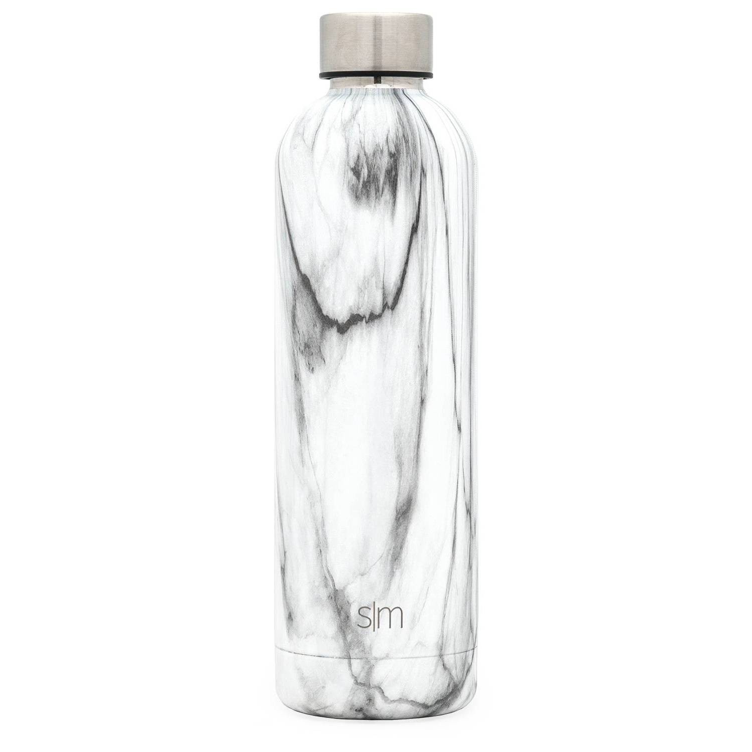 slide 1 of 2, Simple Modern Stainless Steel Water Bottle Marble, 25 oz