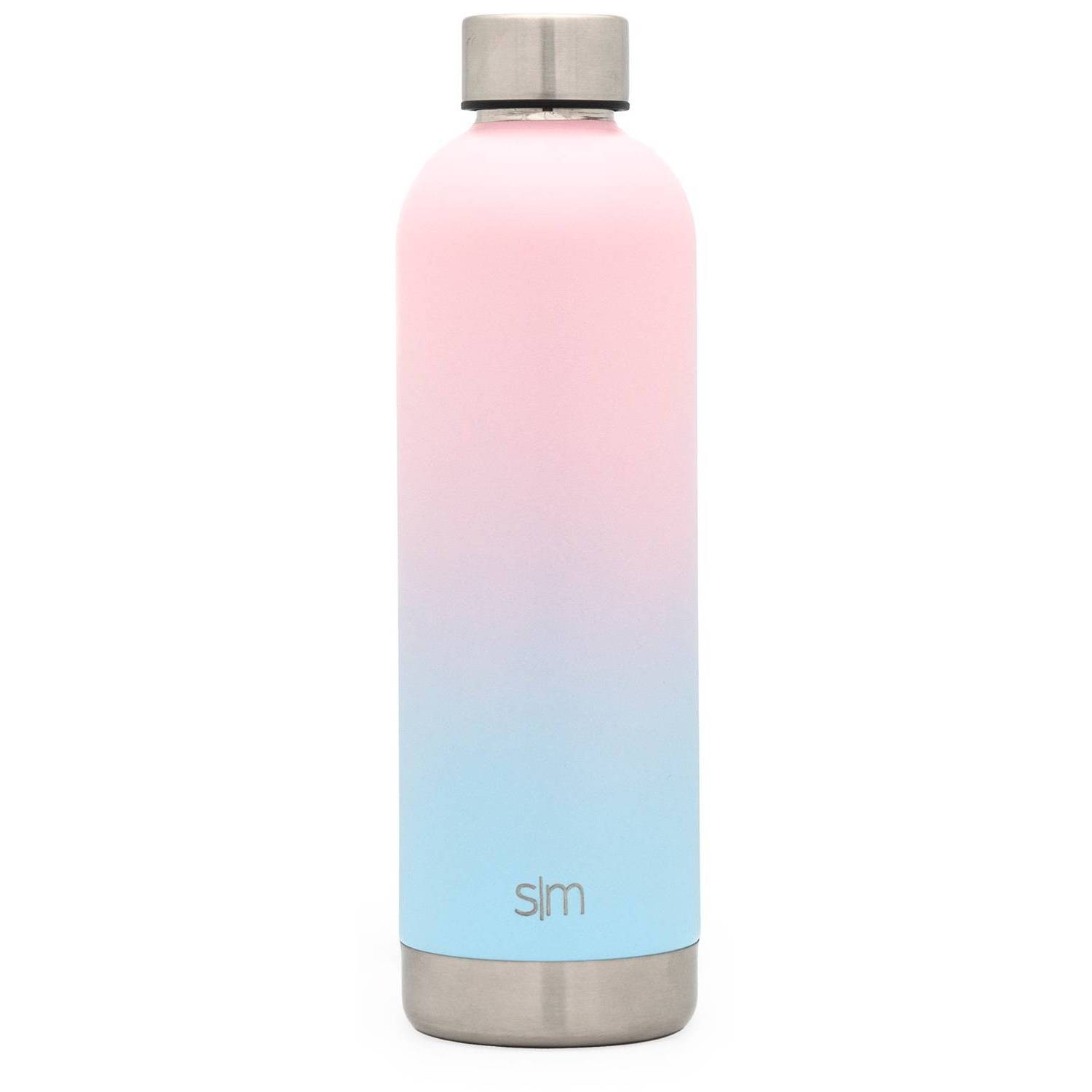 slide 1 of 2, Simple Modern Stainless Steel Bolt Water Bottle Light Pink, 25 oz