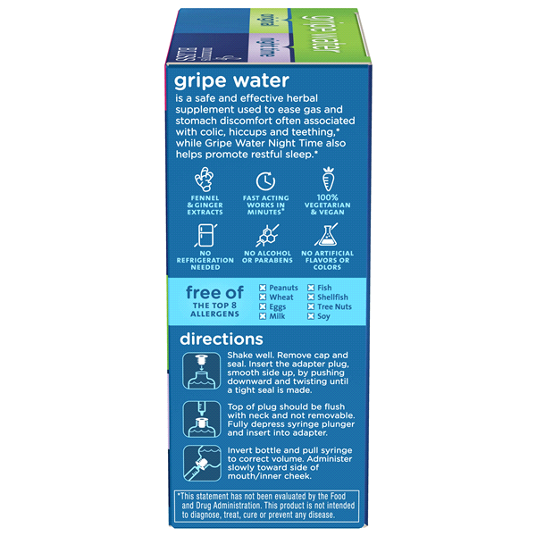 slide 12 of 13, Mommy's Bliss Gripe Water Combo Pack Day & Night Time, 3.34 oz