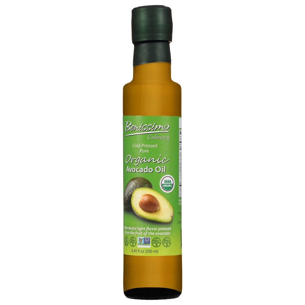 slide 7 of 14, Benissimo Organic Avocado Oil 8.45 fl oz, 8.45 fl oz