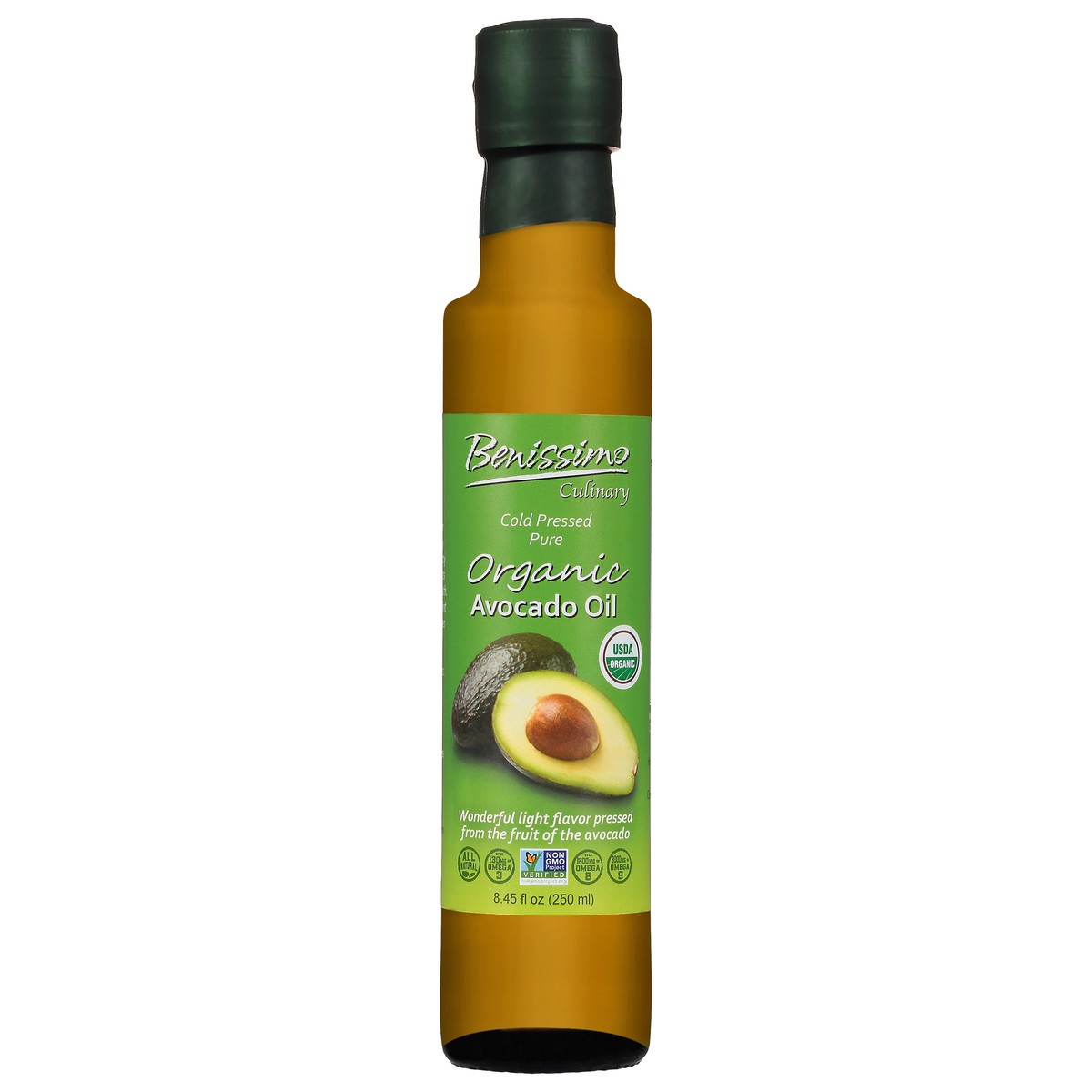 slide 9 of 14, Benissimo Organic Avocado Oil 8.45 fl oz, 8.45 fl oz