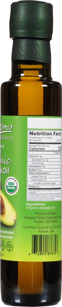 slide 13 of 14, Benissimo Organic Avocado Oil 8.45 fl oz, 8.45 fl oz