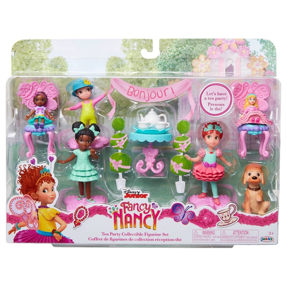 Disney Fancy Nancy Tea Party Collectible Figurine Set 1 ct Shipt