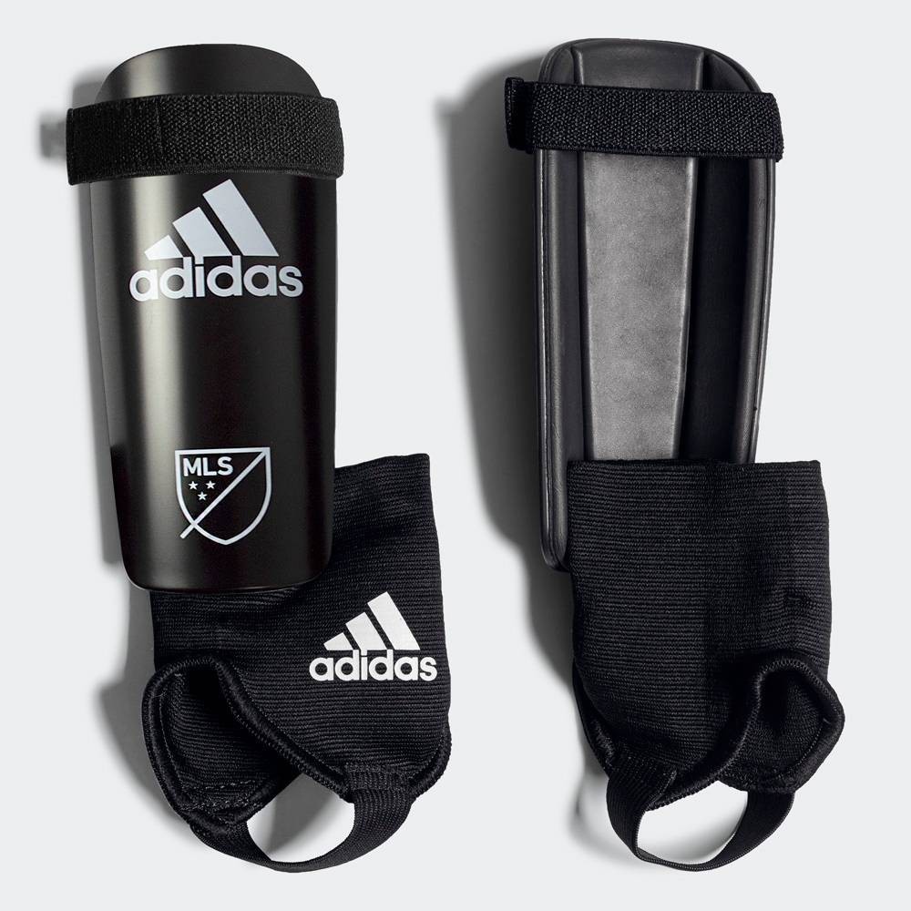 slide 1 of 3, Adidas MLS Youth Guard - Black/White L, 1 ct