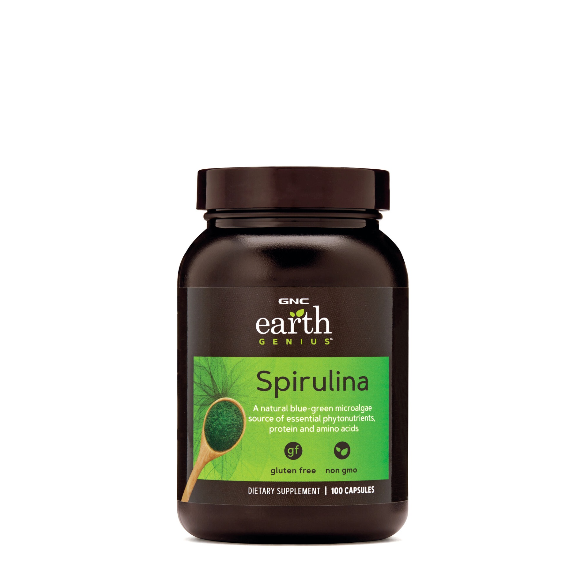 slide 1 of 1, GNC Earth Genius Spirulina, 100 ct