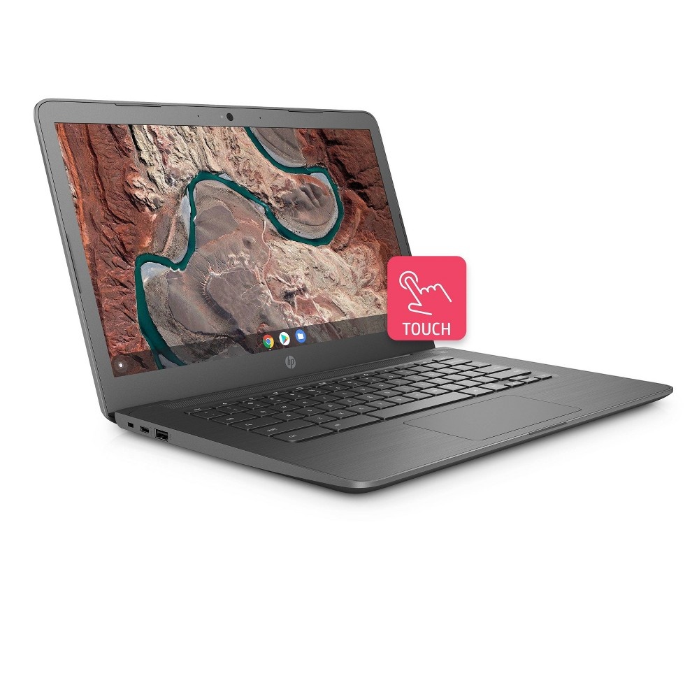 slide 3 of 7, HP Inc. HP 14" Touchscreen Chromebook Laptop with Chrome OS - AMD Processor - 4GB RAM Memory - 32GB Flash Storage - Chalkboard Gray (14-db0025nr), 1 ct