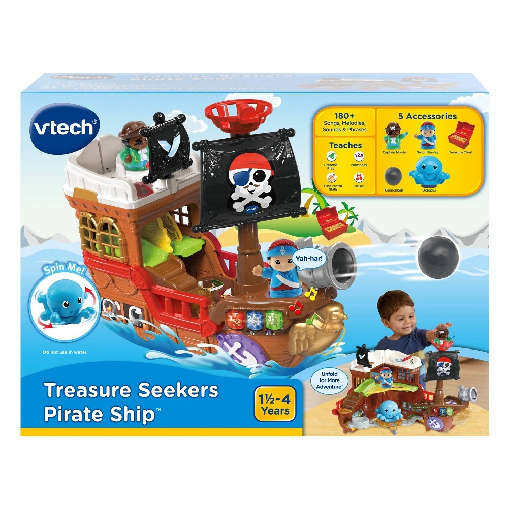 slide 13 of 13, VTech Treasure Seekers Pirate Ship, 1 ct